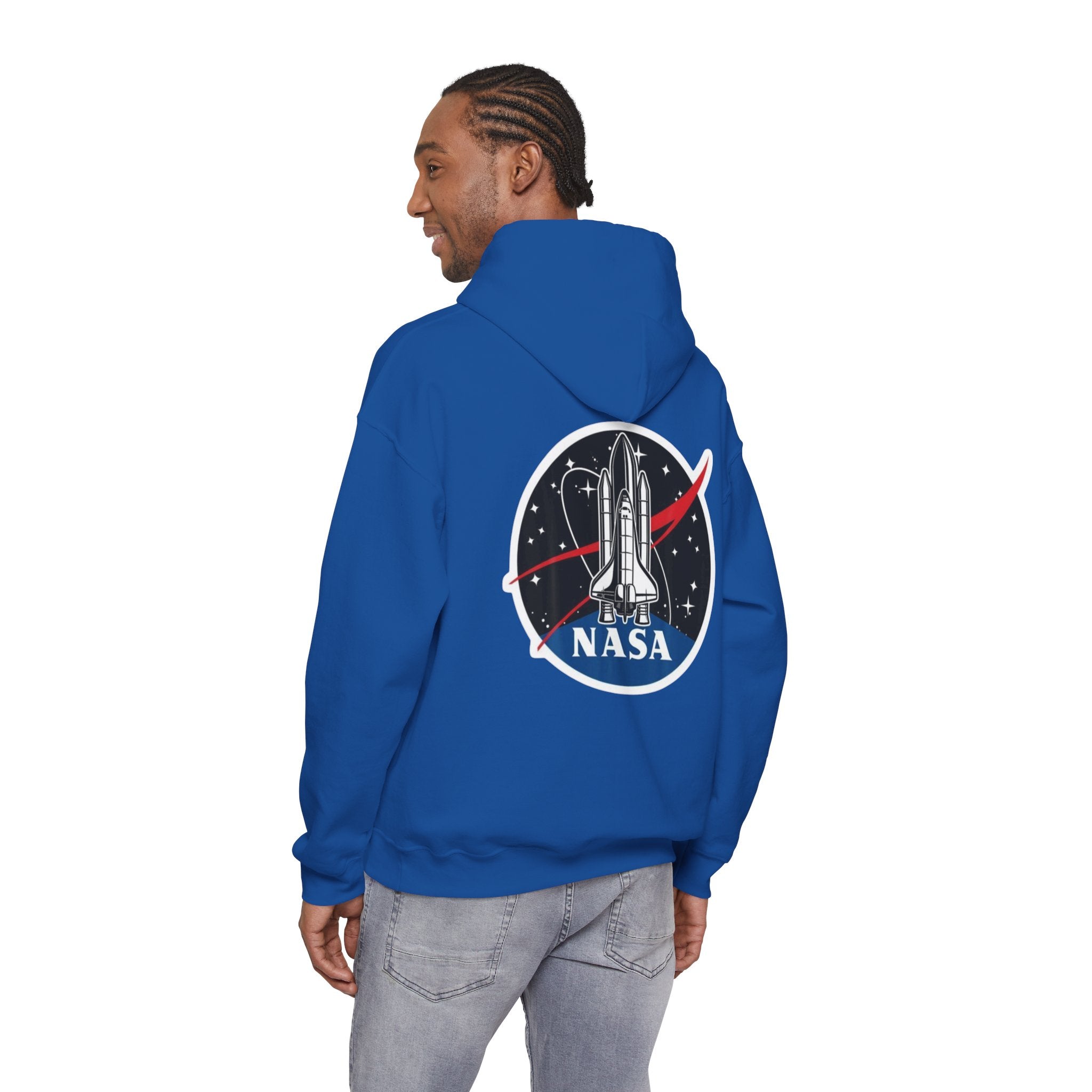 NASA Space Shuttle Hoodie — Retro NASA Logo Pullover