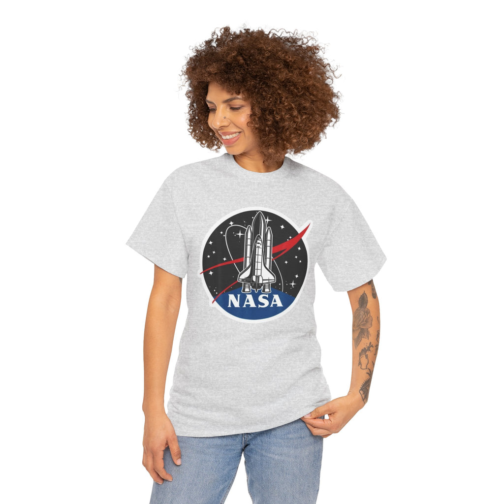 NASA Space Shuttle Tee — Retro Rocket Logo T‑Shirt