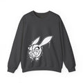 Crewneck Sweatshirt — Grinning Bunny Line Art Crewneck