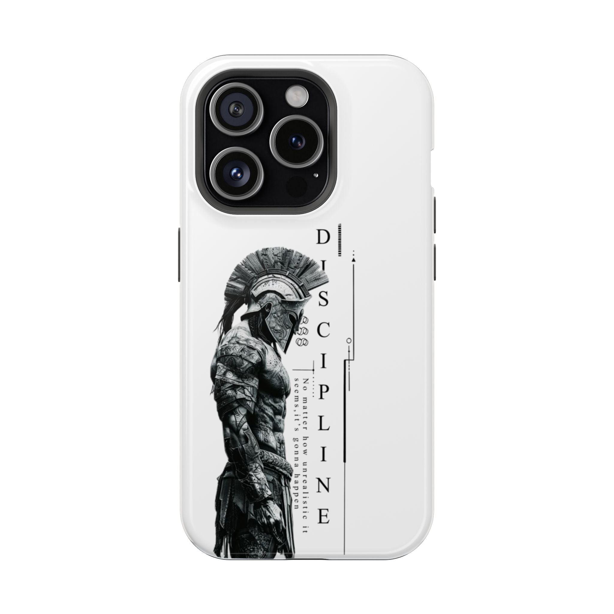 Discipline Spartan Phone Case — Magnetic Impact-Resistant Armor