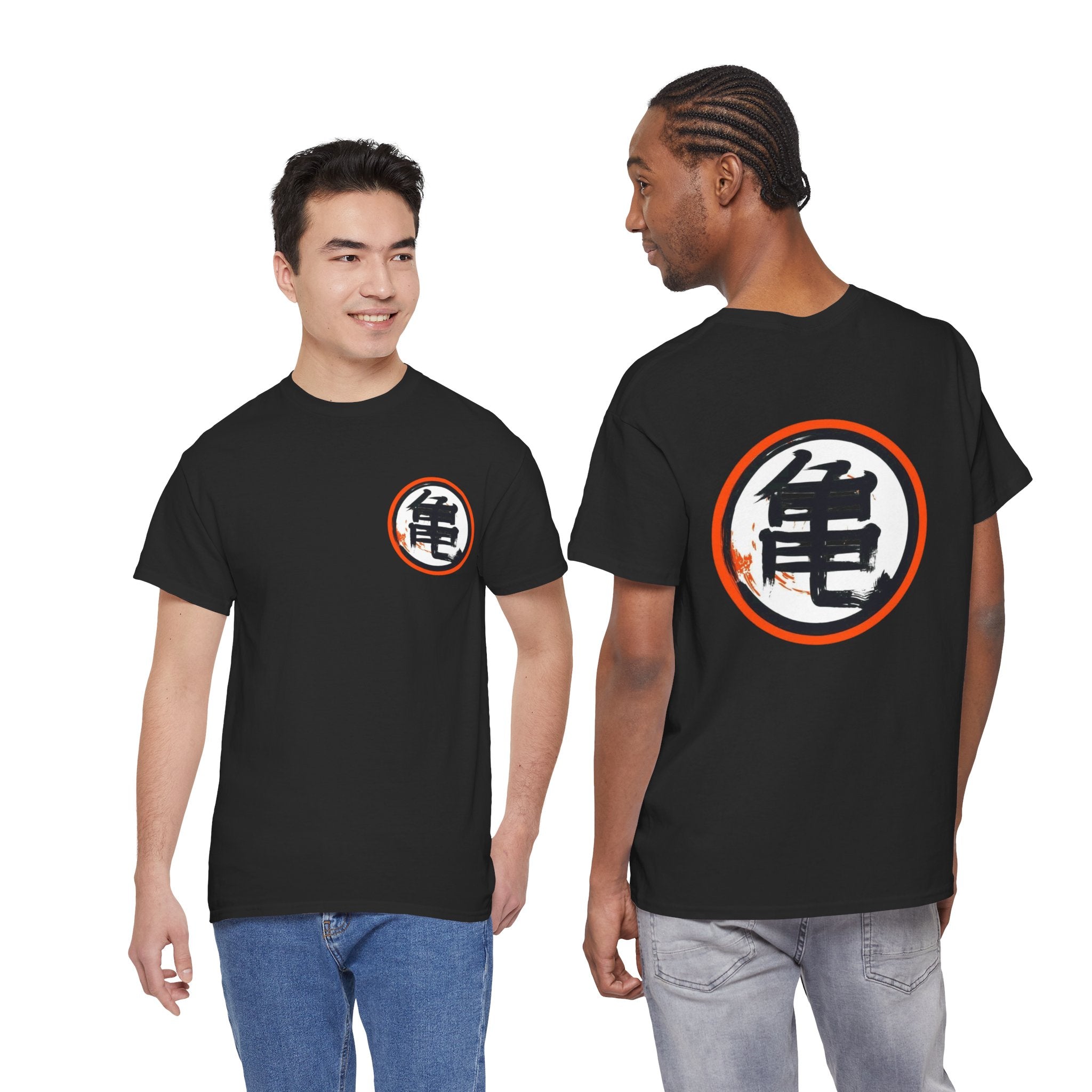 DBZ Graphic Tee — Retro Martial Arts Emblem T‑Shirt