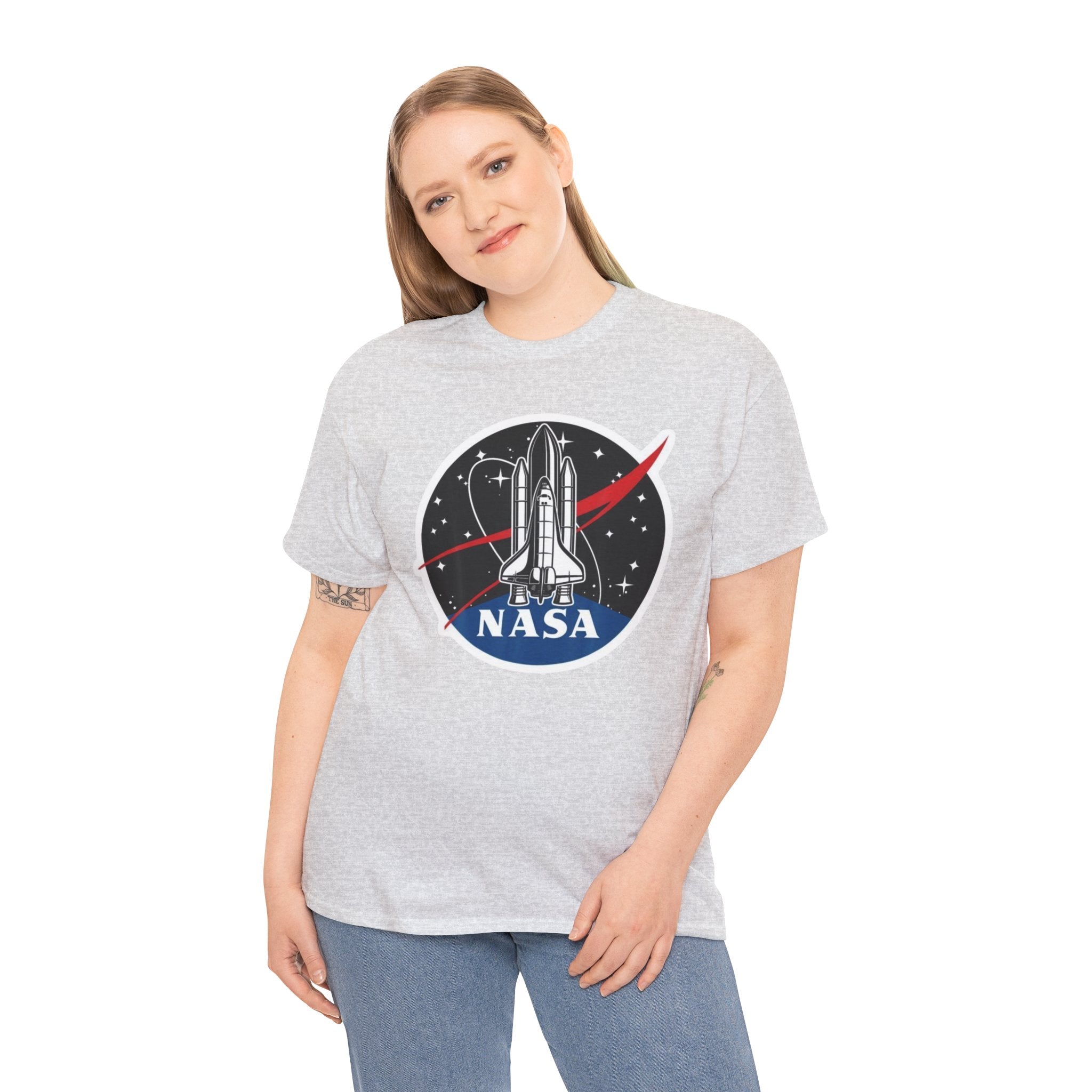 NASA Space Shuttle Tee — Retro Rocket Logo T‑Shirt