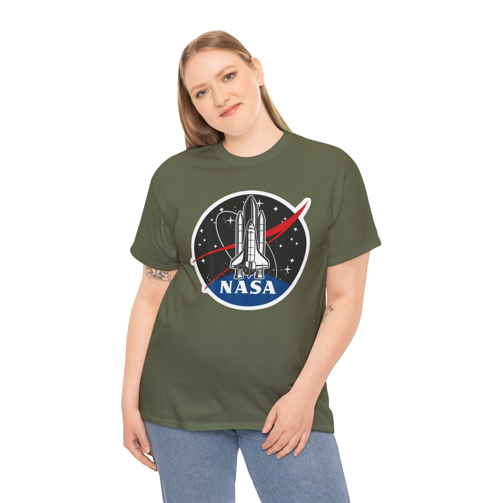 NASA Space Shuttle Tee — Retro Rocket Logo T‑Shirt