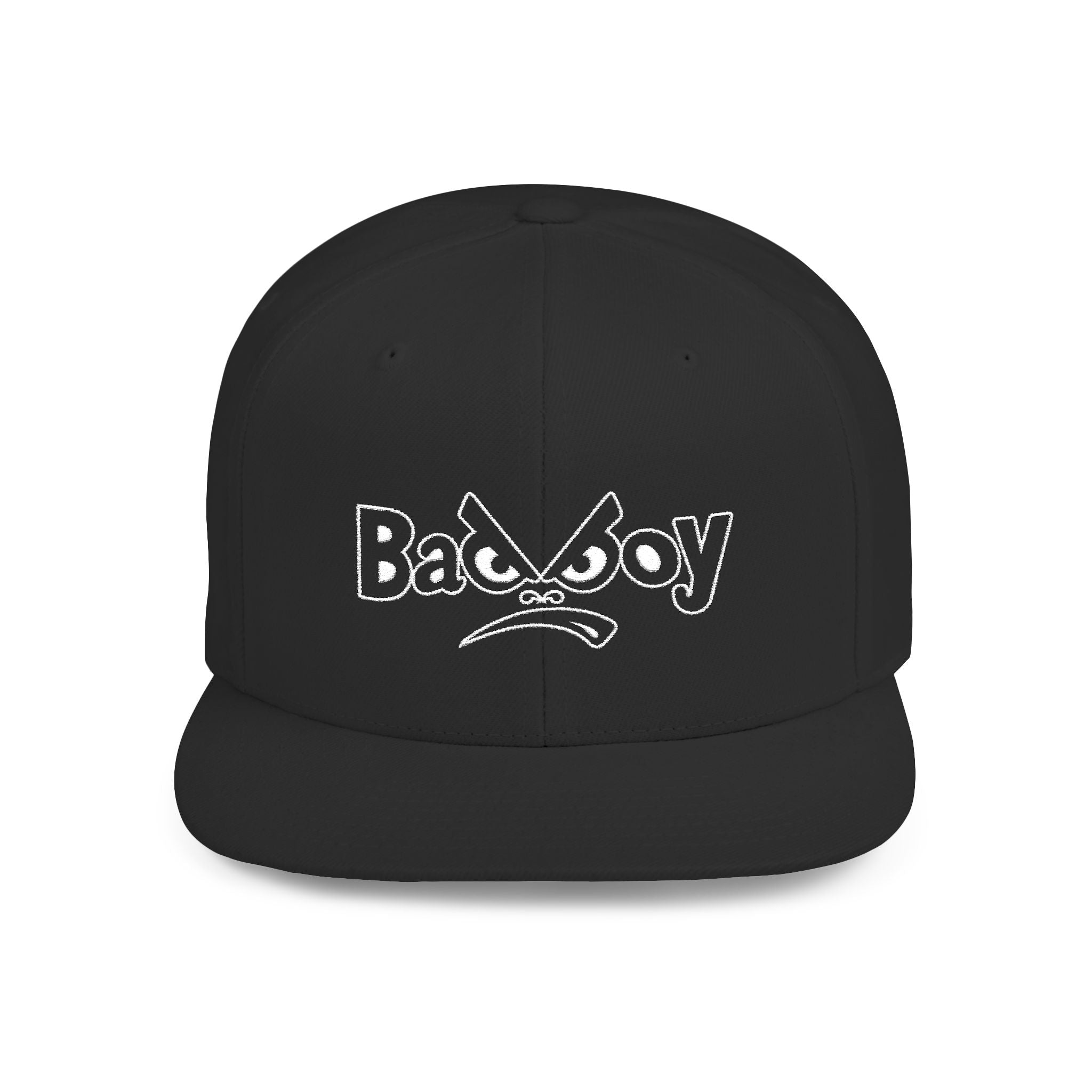Bad Boy Snapback Hat — Flat Bill Embroidered Baseball Cap