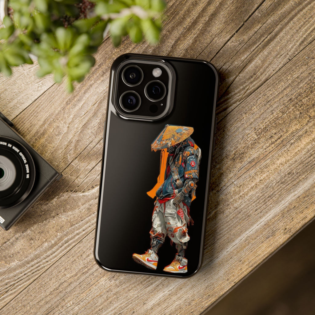 Samurai Streetwear Phone Case — Magnetic Impact-Resistant
