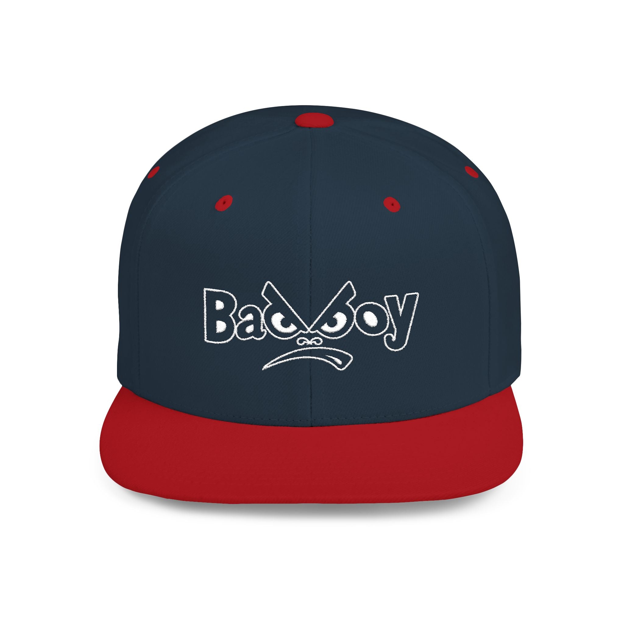 Bad Boy Snapback Hat — Flat Bill Embroidered Baseball Cap
