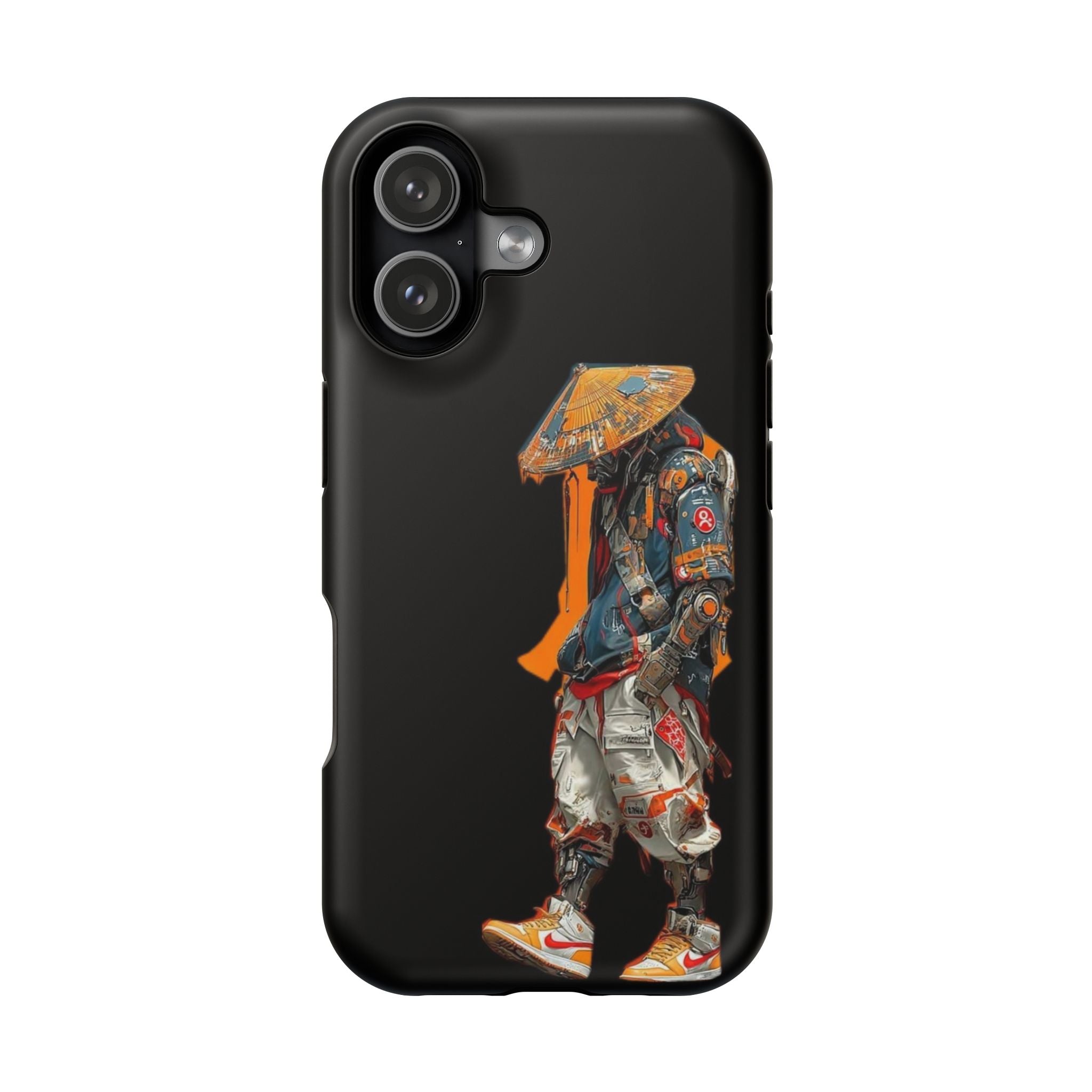 Samurai Streetwear Phone Case — Magnetic Impact-Resistant