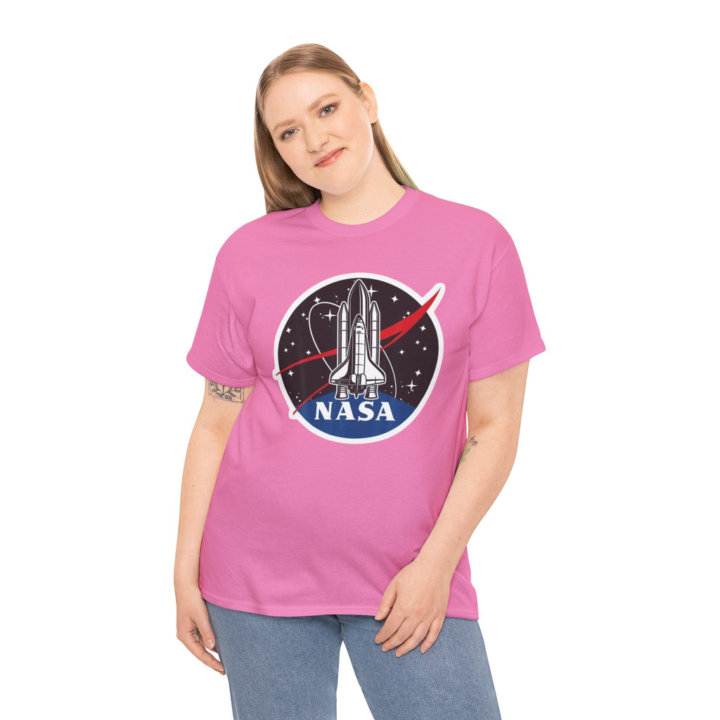 NASA Space Shuttle Tee — Retro Rocket Logo T‑Shirt