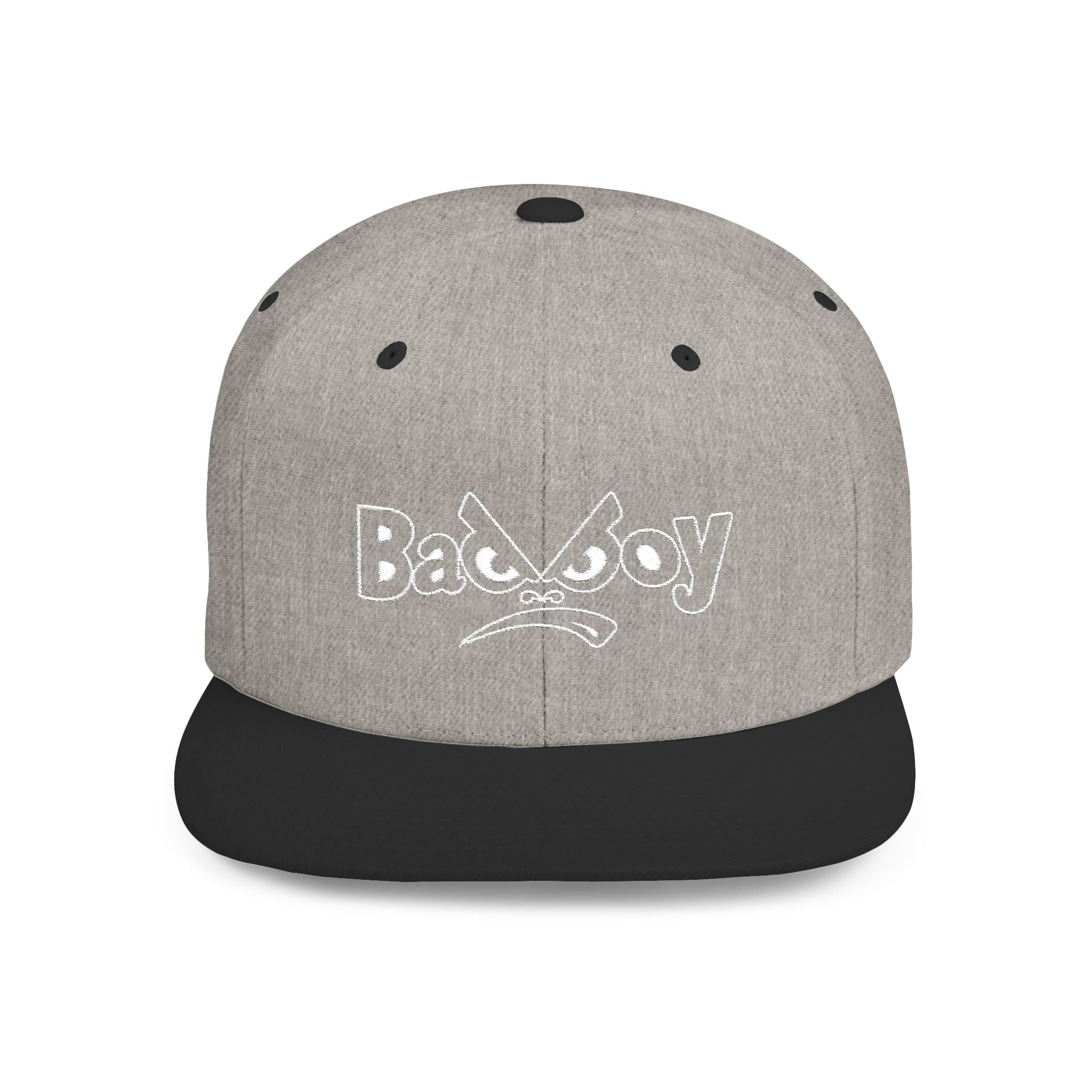 Bad Boy Snapback Hat — Flat Bill Embroidered Baseball Cap