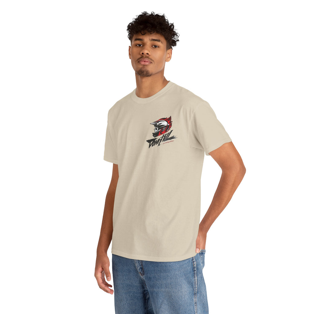 Motocross Rider T-Shirt – Dynamic Dirt Bike Graphic Tee ("Ride Fast")