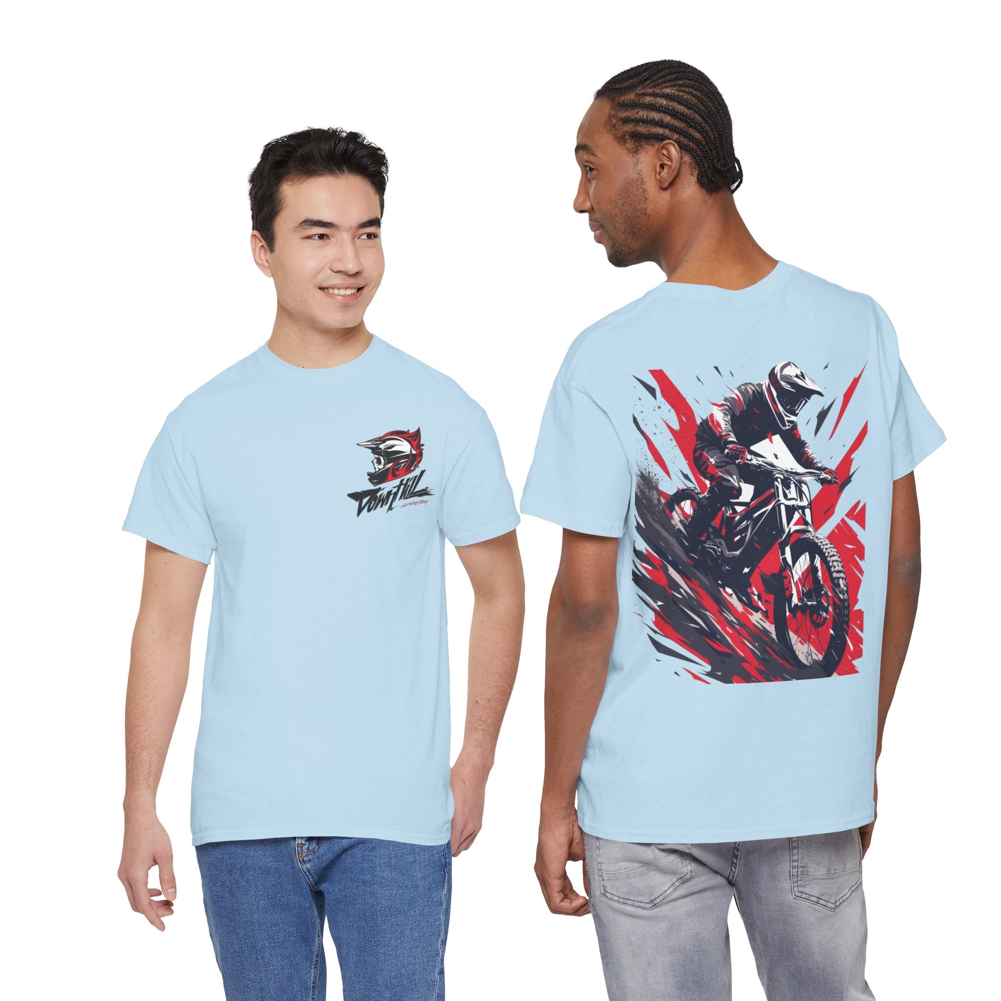 Motocross Rider T-Shirt – Dynamic Dirt Bike Graphic Tee ("Ride Fast")