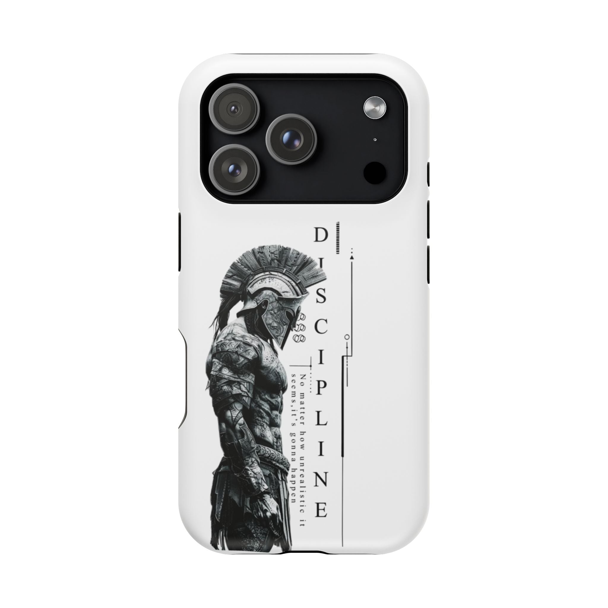 Discipline Spartan Phone Case — Magnetic Impact-Resistant Armor
