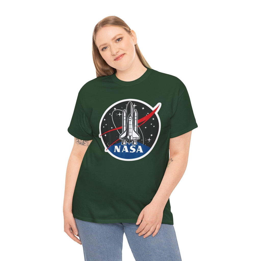 NASA Space Shuttle Tee — Retro Rocket Logo T‑Shirt