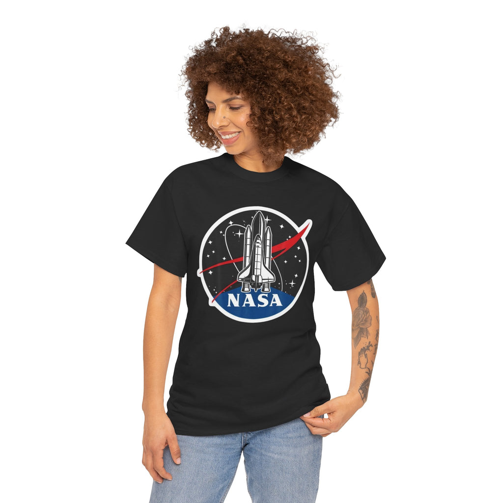 NASA Space Shuttle Tee — Retro Rocket Logo T‑Shirt