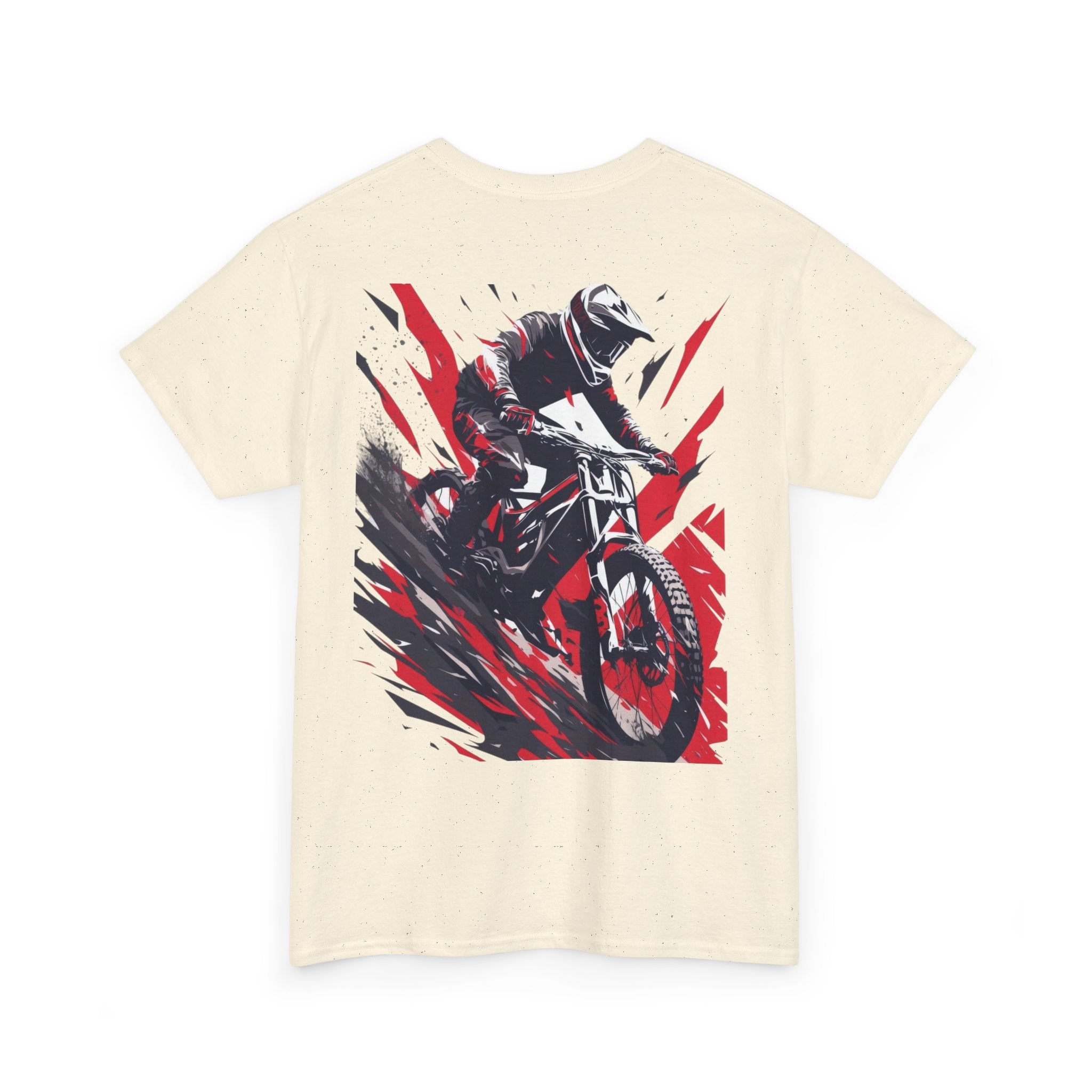 Motocross Rider T-Shirt – Dynamic Dirt Bike Graphic Tee ("Ride Fast")