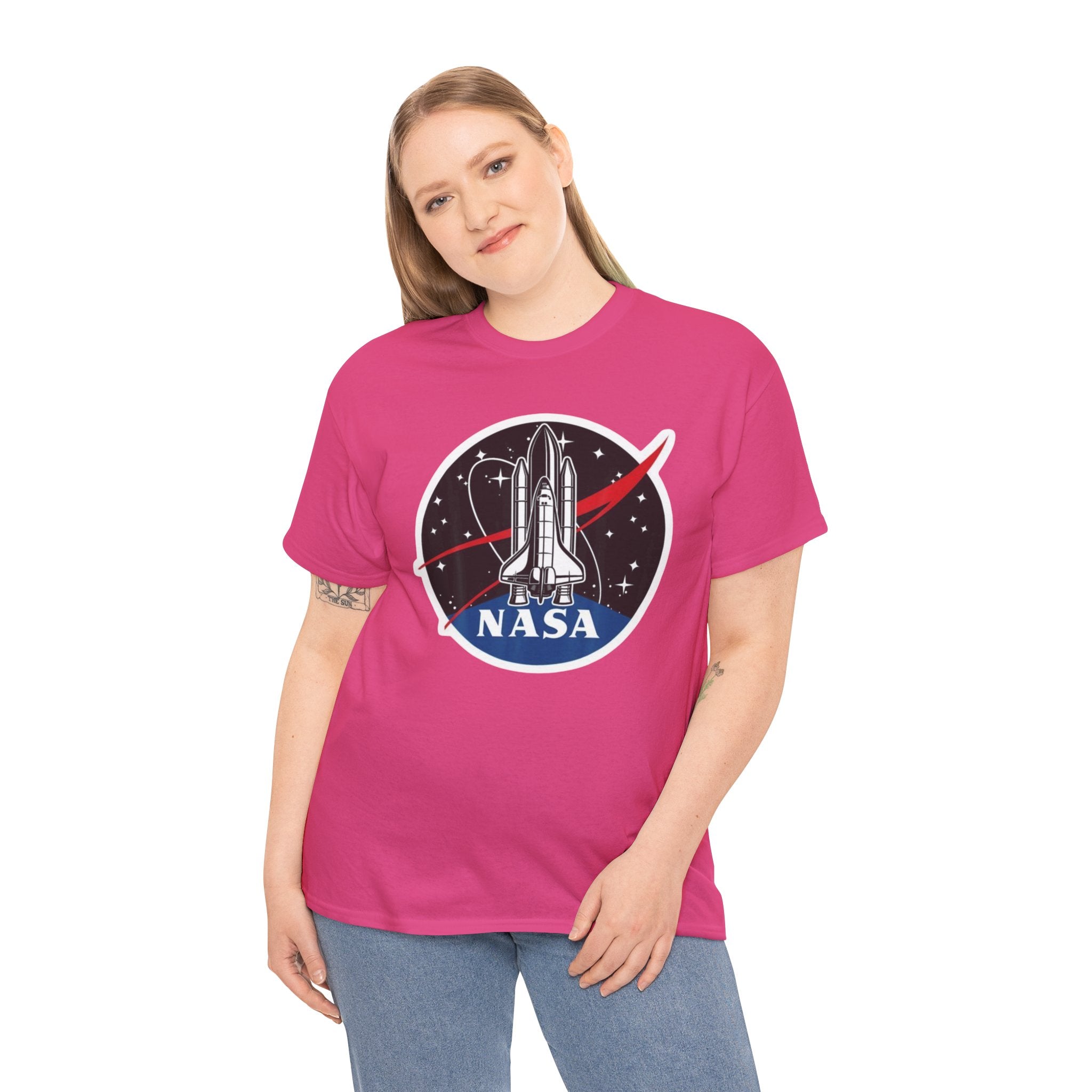 NASA Space Shuttle Tee — Retro Rocket Logo T‑Shirt