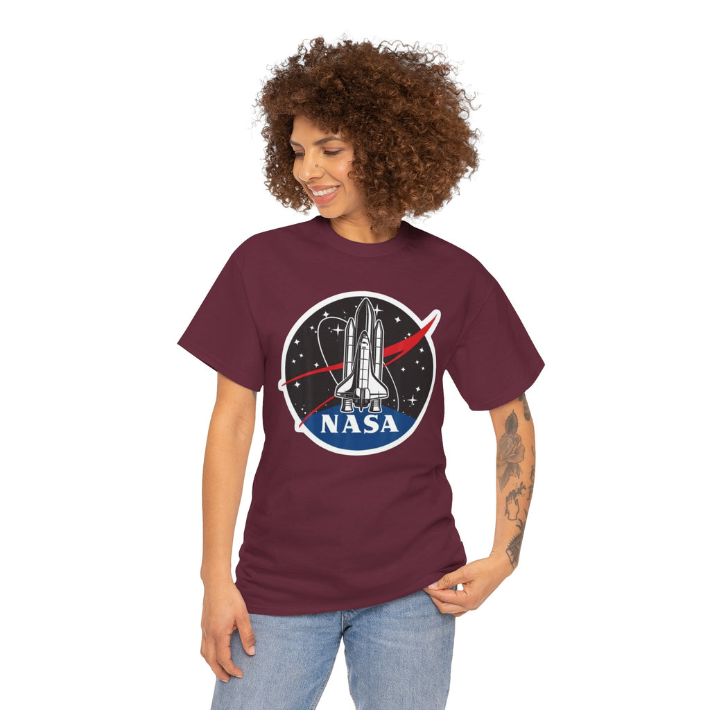 NASA Space Shuttle Tee — Retro Rocket Logo T‑Shirt