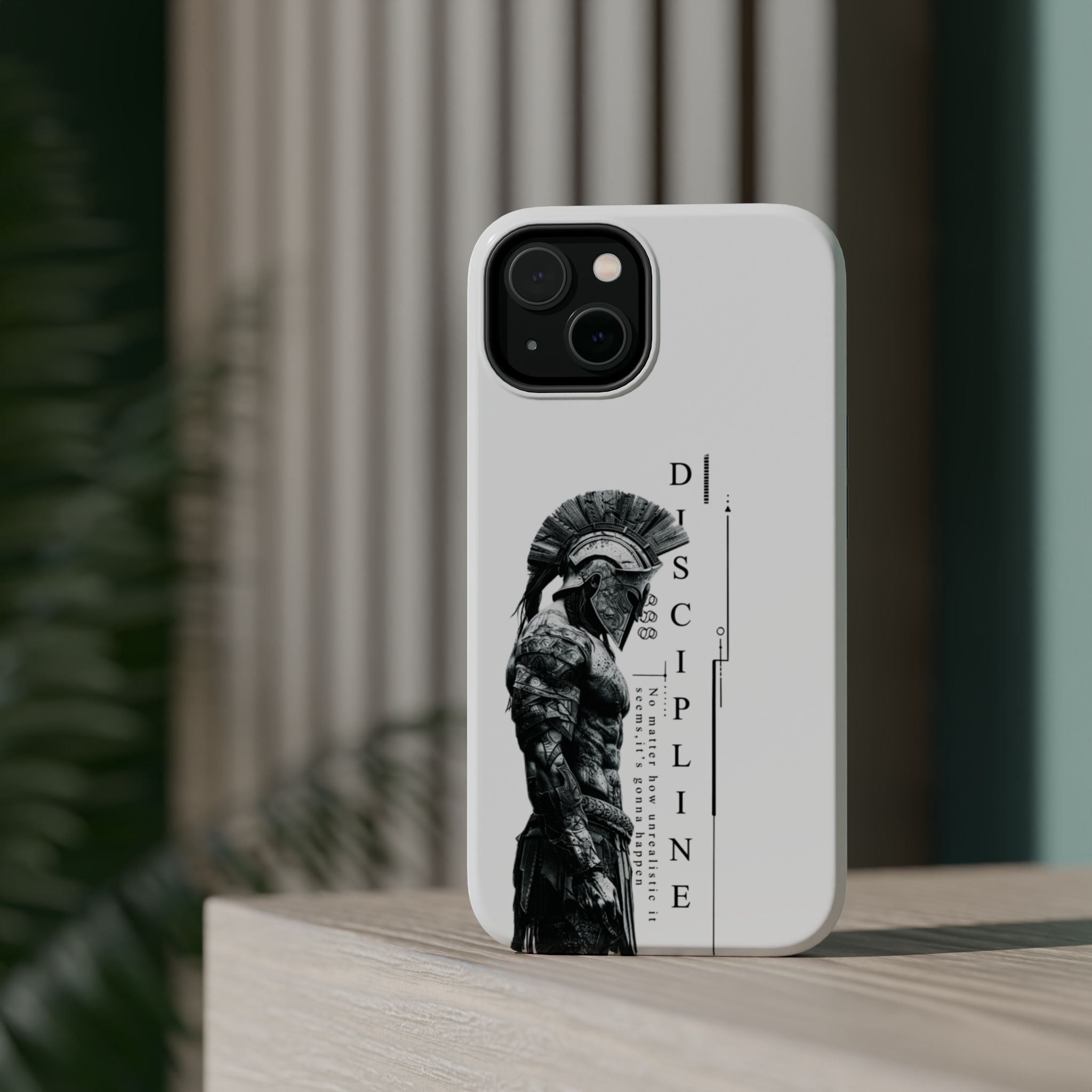 Discipline Spartan Phone Case — Magnetic Impact-Resistant Armor