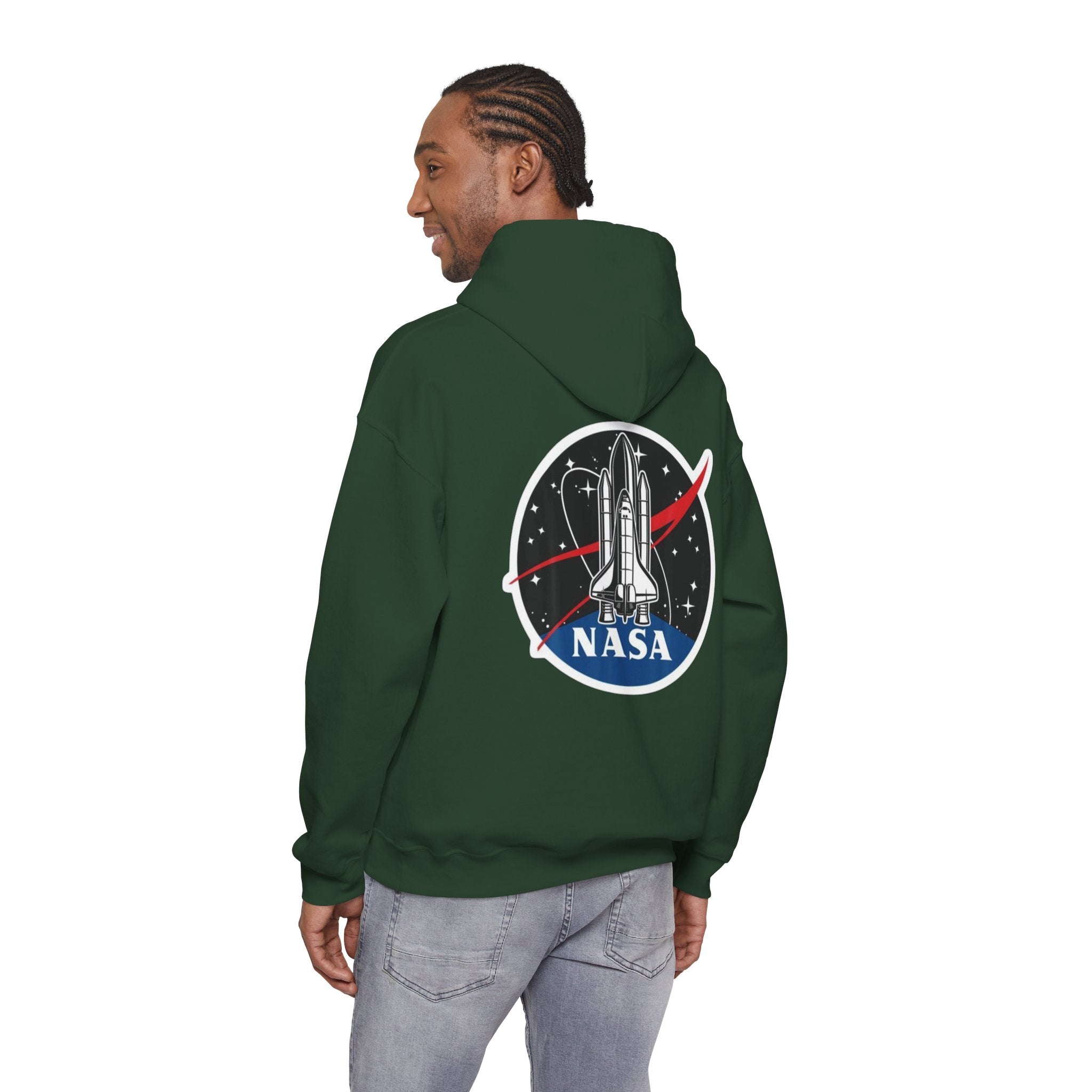 NASA Space Shuttle Hoodie — Retro NASA Logo Pullover