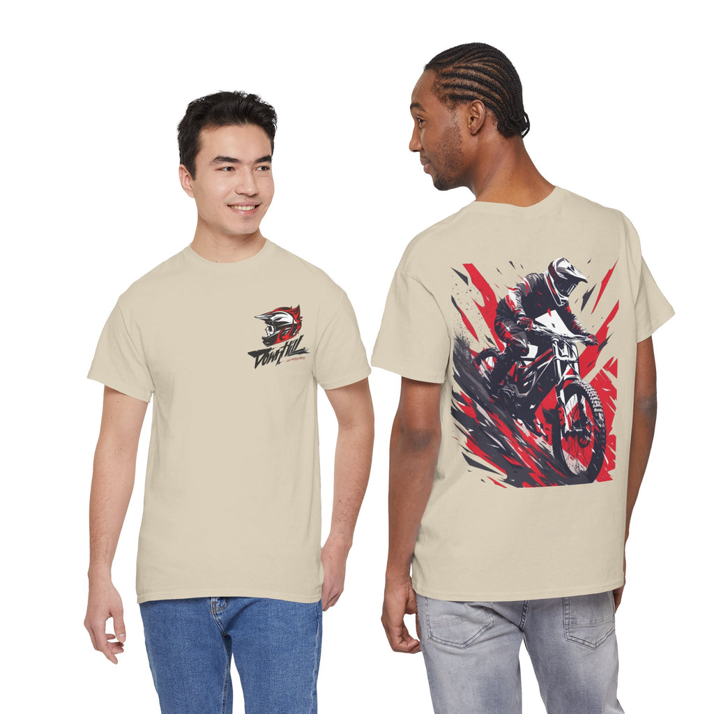 Motocross Rider T-Shirt – Dynamic Dirt Bike Graphic Tee ("Ride Fast")