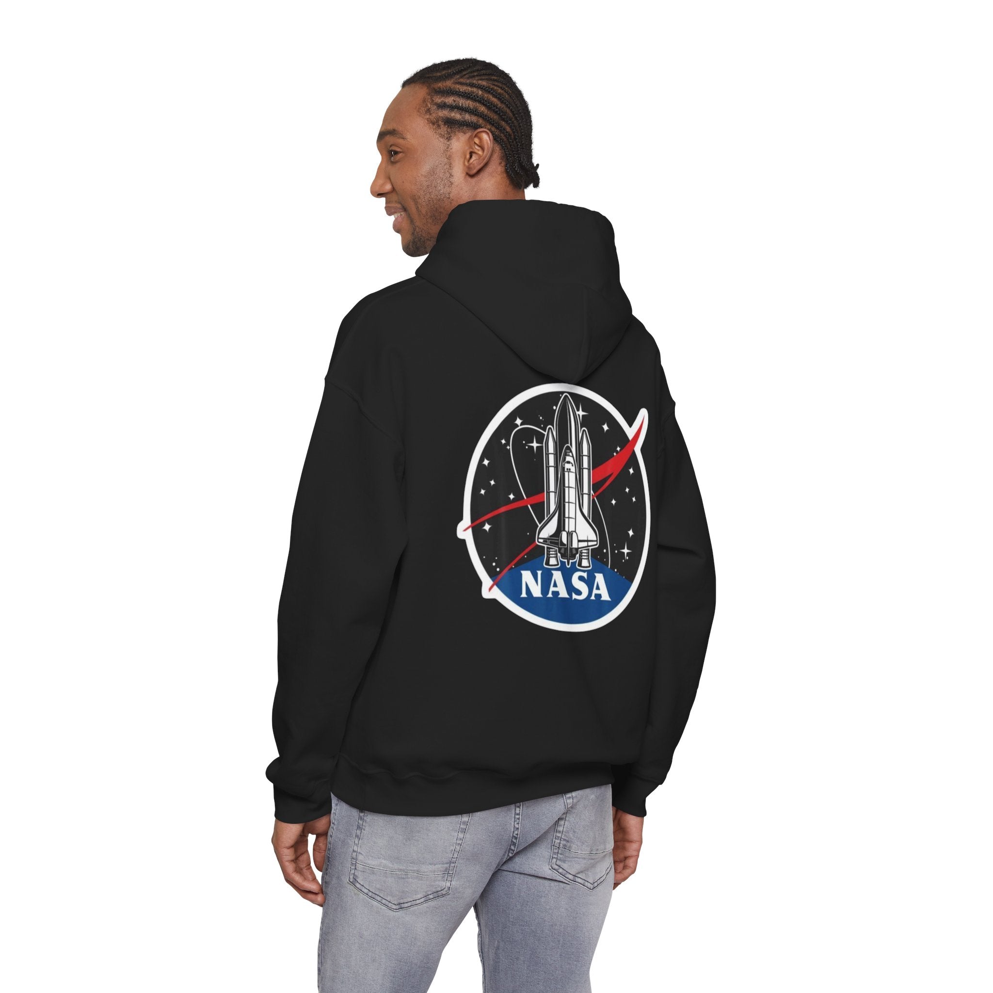 NASA Space Shuttle Hoodie — Retro NASA Logo Pullover