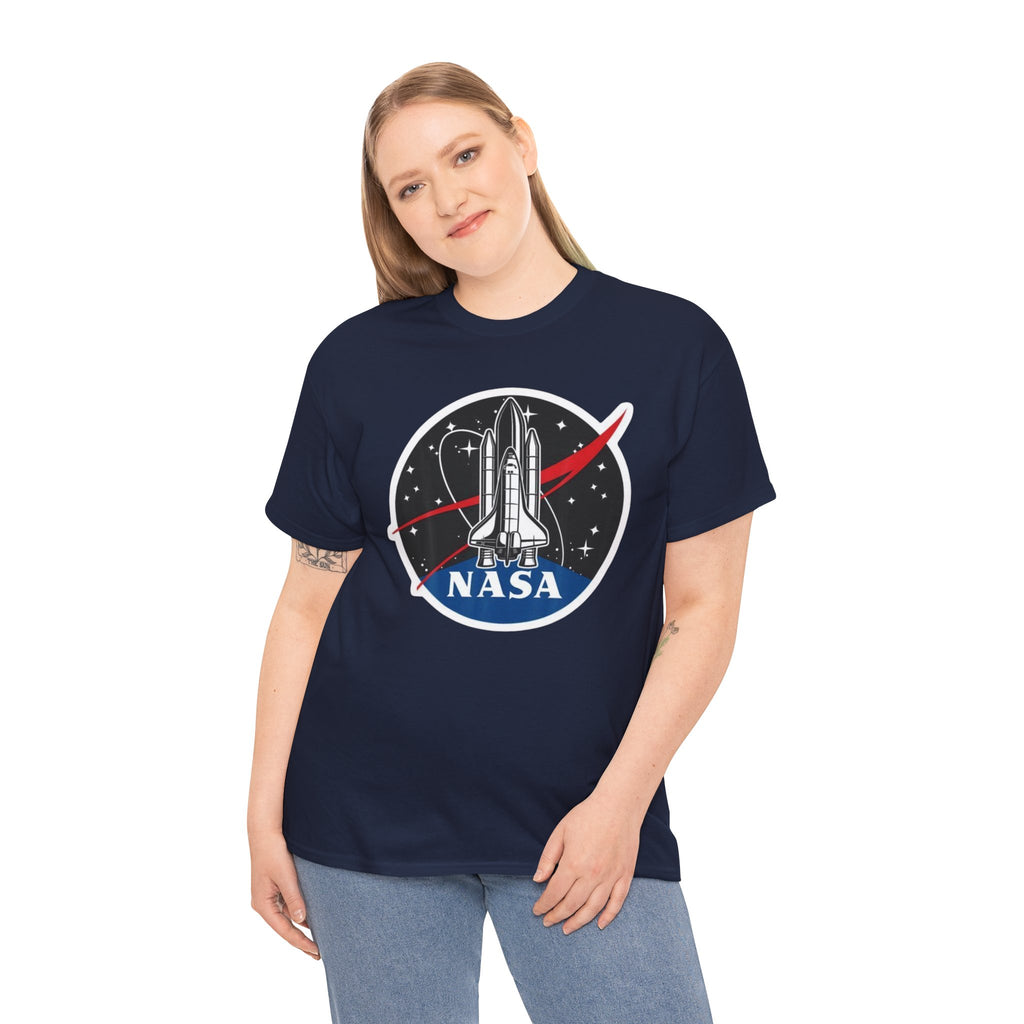 NASA Space Shuttle Tee — Retro Rocket Logo T‑Shirt