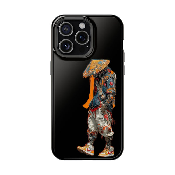 Samurai Streetwear Phone Case — Magnetic Impact-Resistant