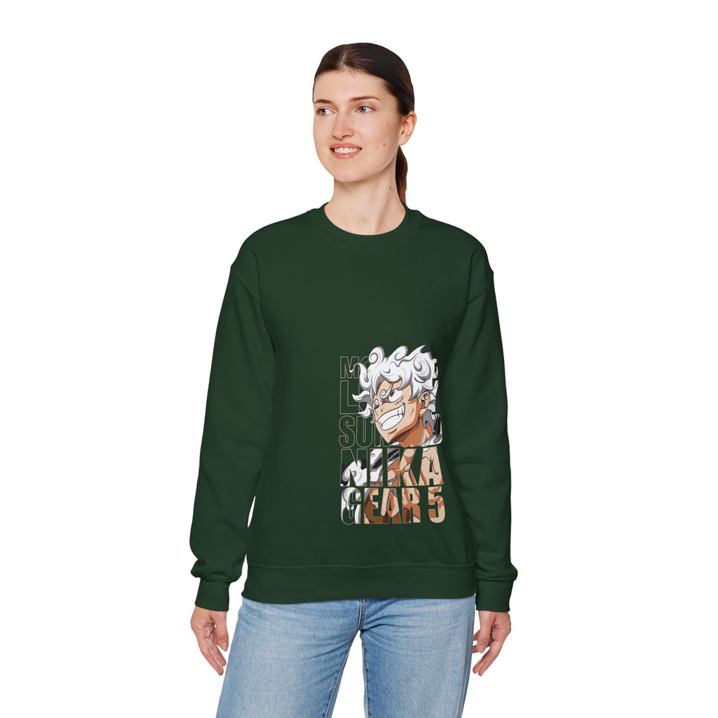 Crewneck Sweatshirt — Anime 'Mika' Gear 5 Graphic