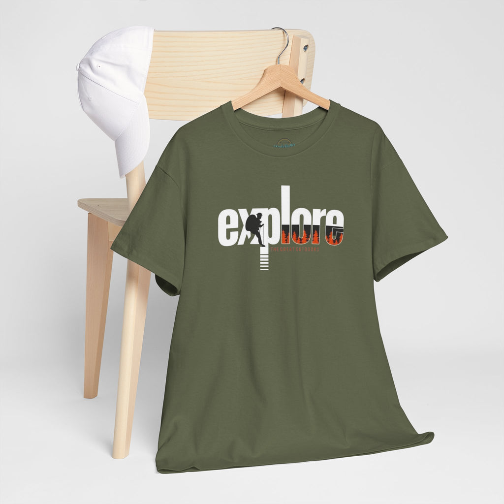 Explore Logo Tee | Adventure Graphic Shirt, Travel Typography