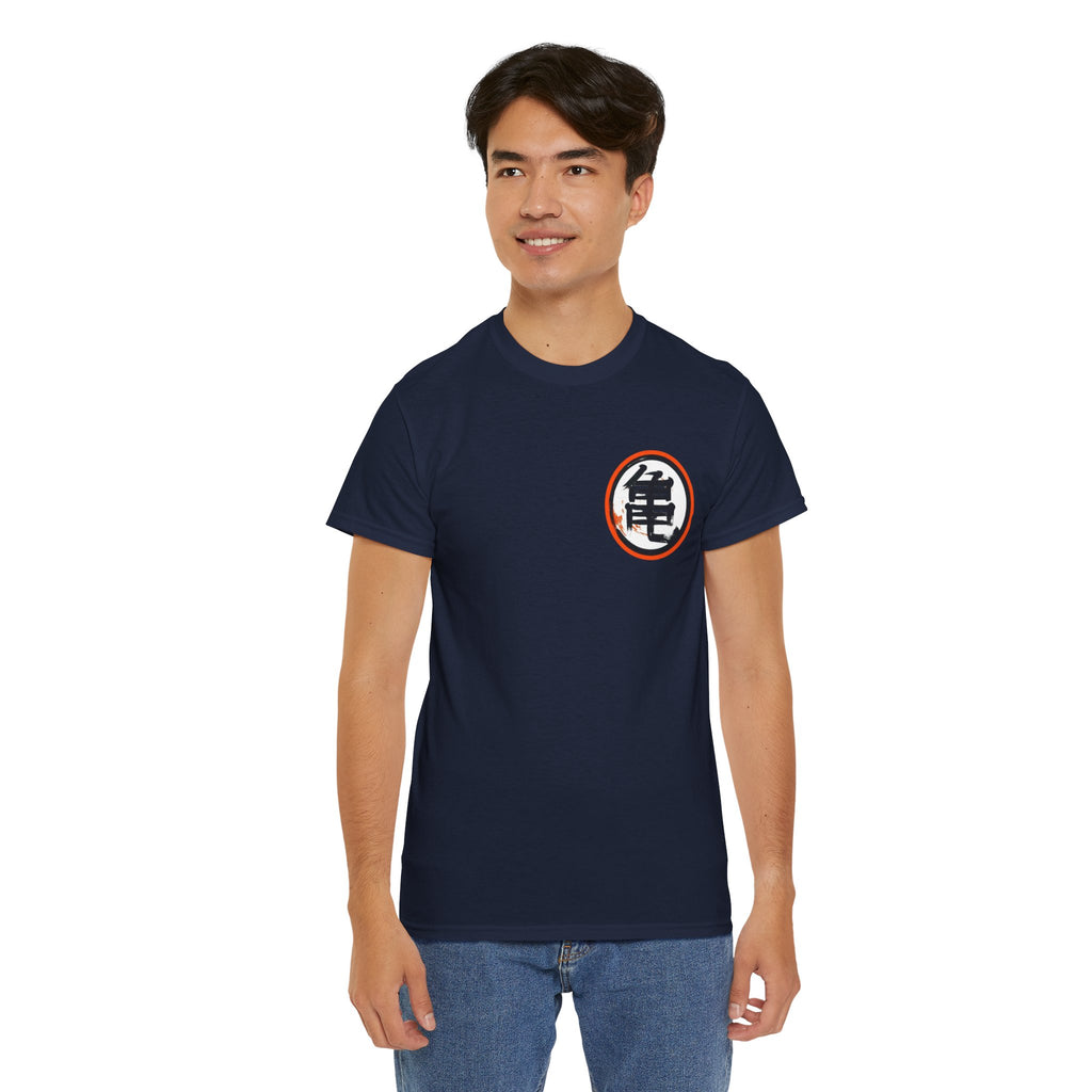 DBZ Graphic Tee — Retro Martial Arts Emblem T‑Shirt