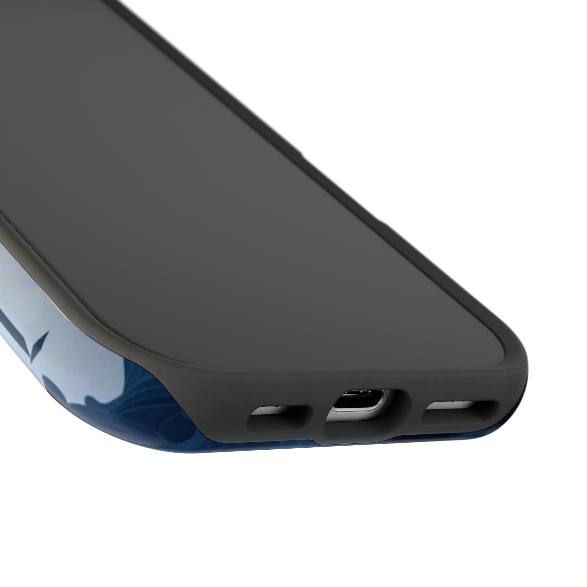 Magnetic Impact-Resistant Case — Blue Nautical Wave Mandala Design