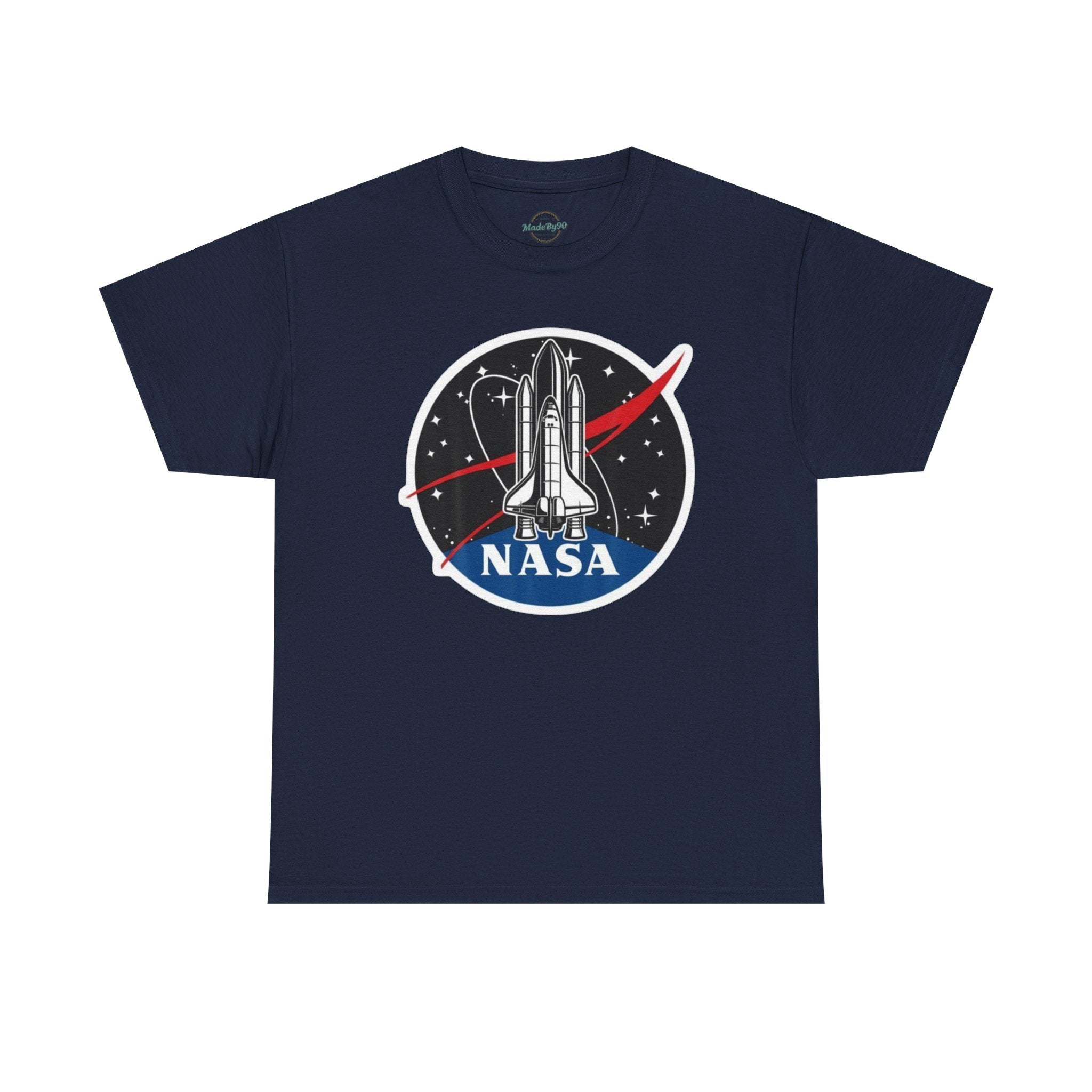 NASA Space Shuttle Tee — Retro Rocket Logo T‑Shirt