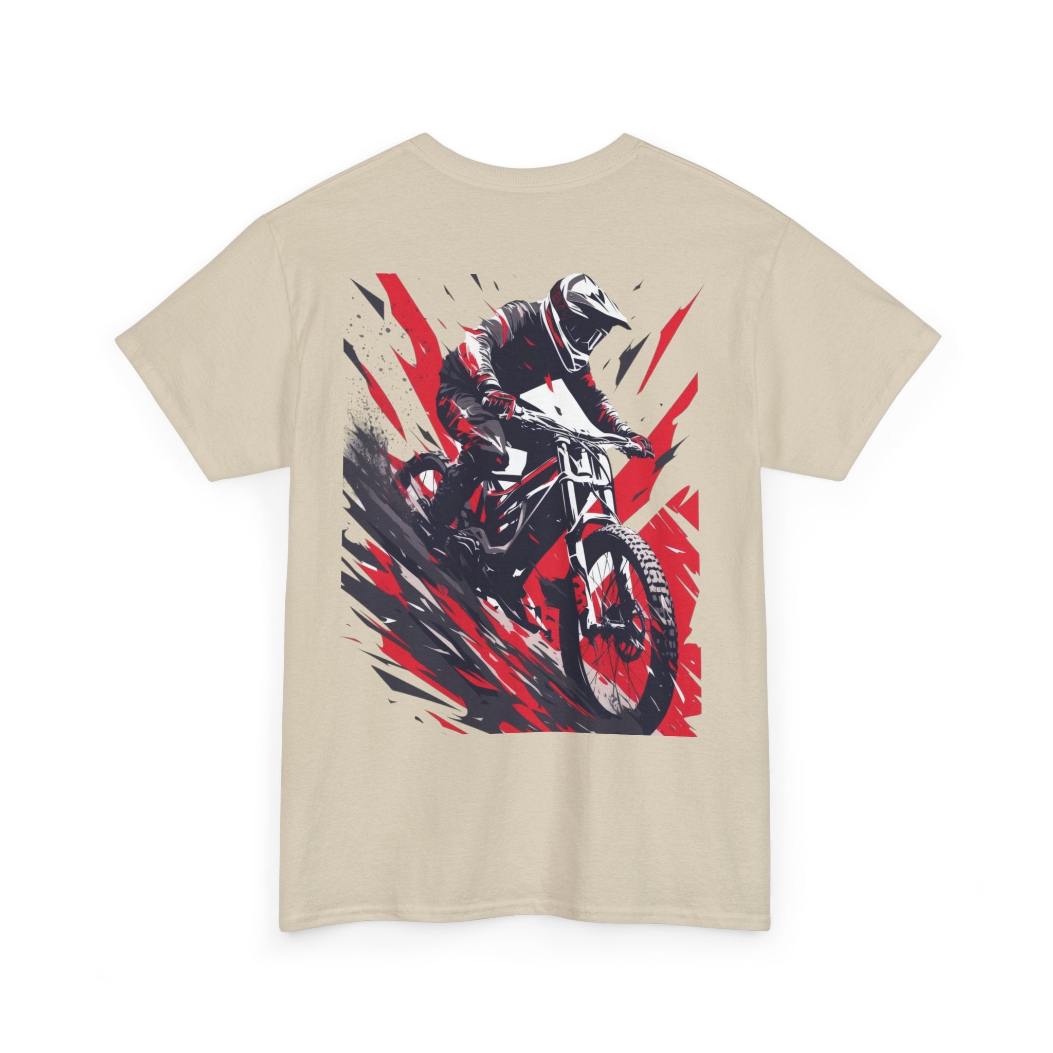 Motocross Rider T-Shirt – Dynamic Dirt Bike Graphic Tee ("Ride Fast")